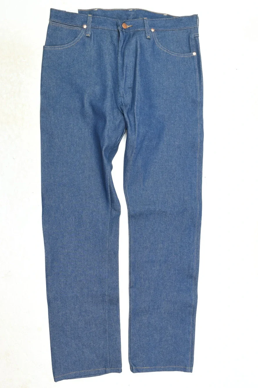 Vintage Wrangler 13MWZ Cowboy Cut Jeans Mens 36x34 Blue Original Fit Cotton